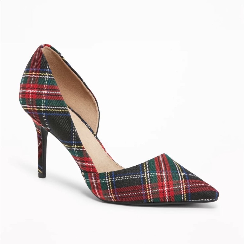 Old Navy Tartan Heels